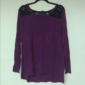 Torrid lace shoulder sweater